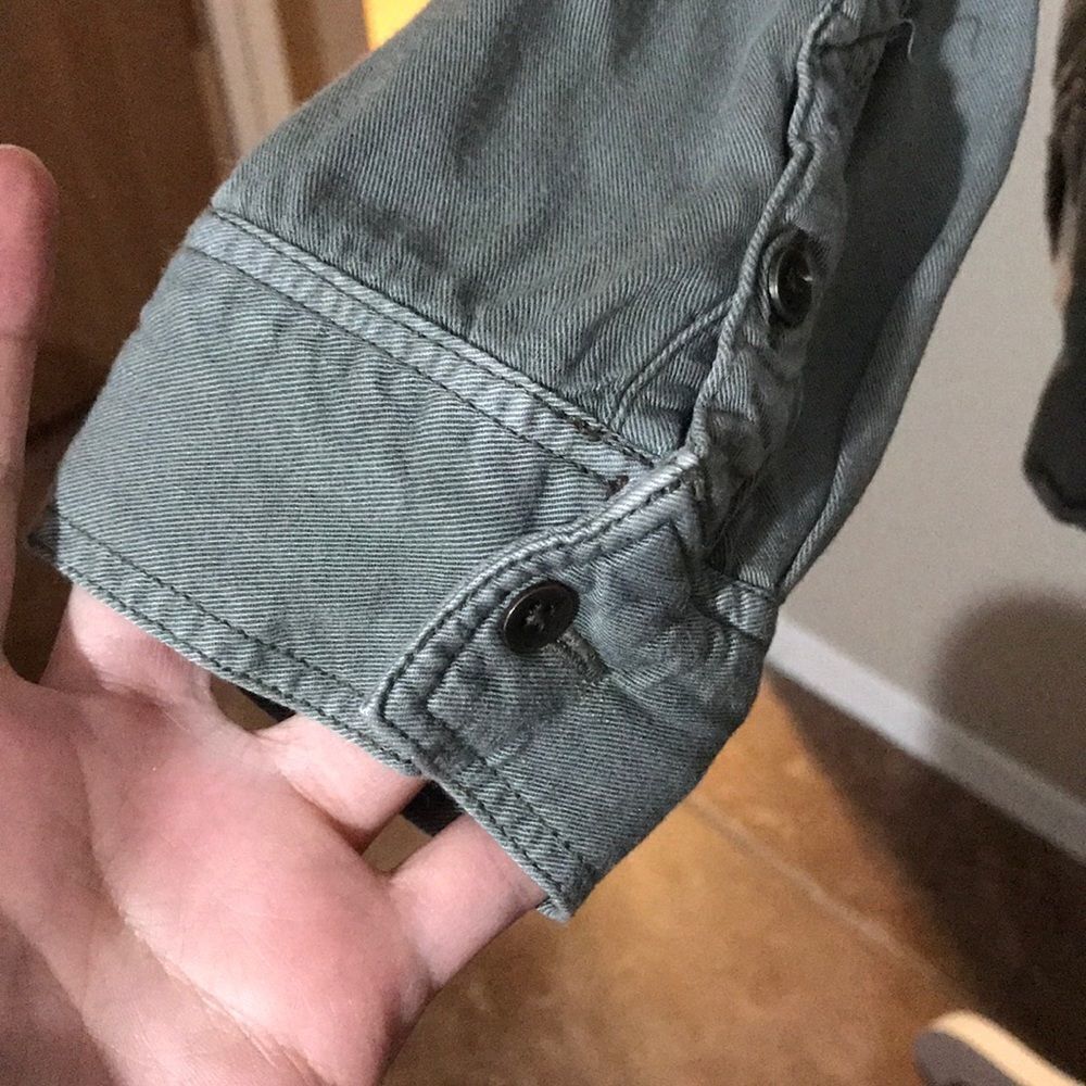 ‎Soft Army wash button up - Picture 3 of 6